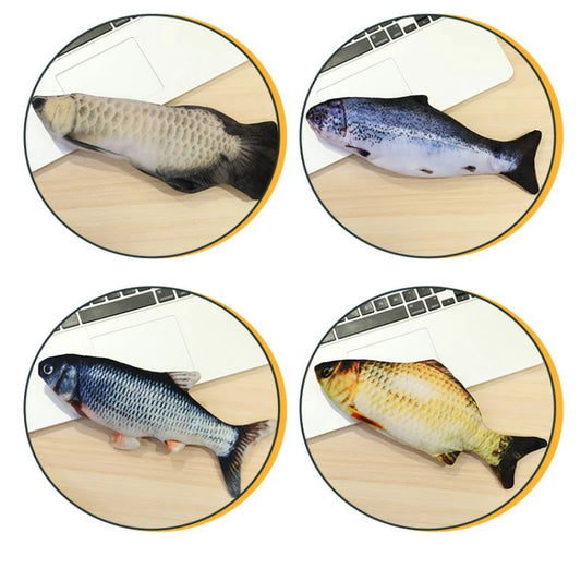 Flip Floppin' Fish Cat Toy With USB Charging Cable